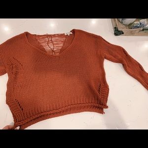 Distressed Miracle sweater